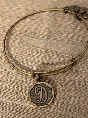 Alex and Ani Gold Initial Bracelet